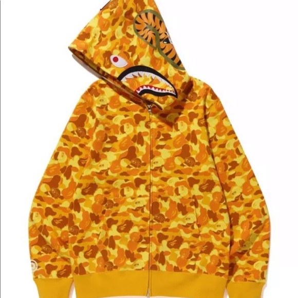 BAPE X PUBG Shark Hoodie Size Large A Bathing Ape - Picture 6 of 6